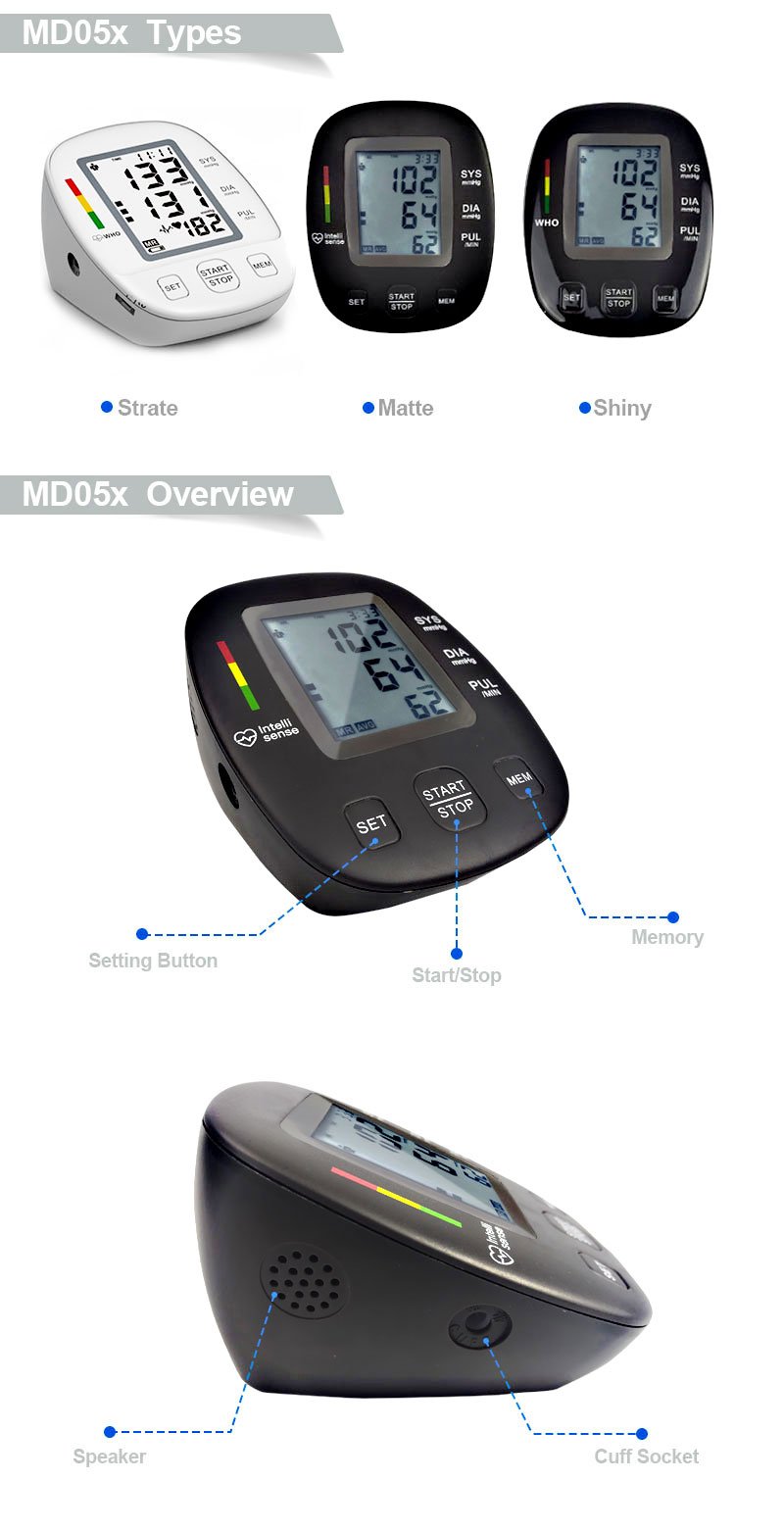 Digital Blood Pressure Monitor for Home Use and Self-Measurements