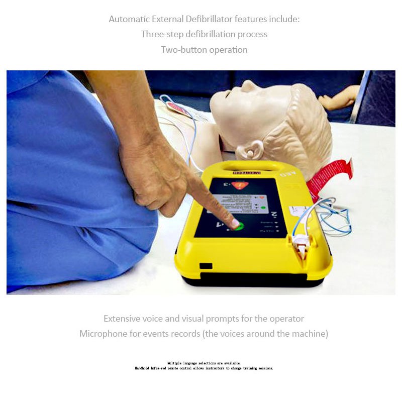 Defi 5 AED with Lock-out Protection to Prevent Inadvertent Defibrillation, Automated External Defibrillator