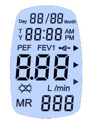 Pocket Spirometer with PC Spirometry Reports, Lung Diagnosis
