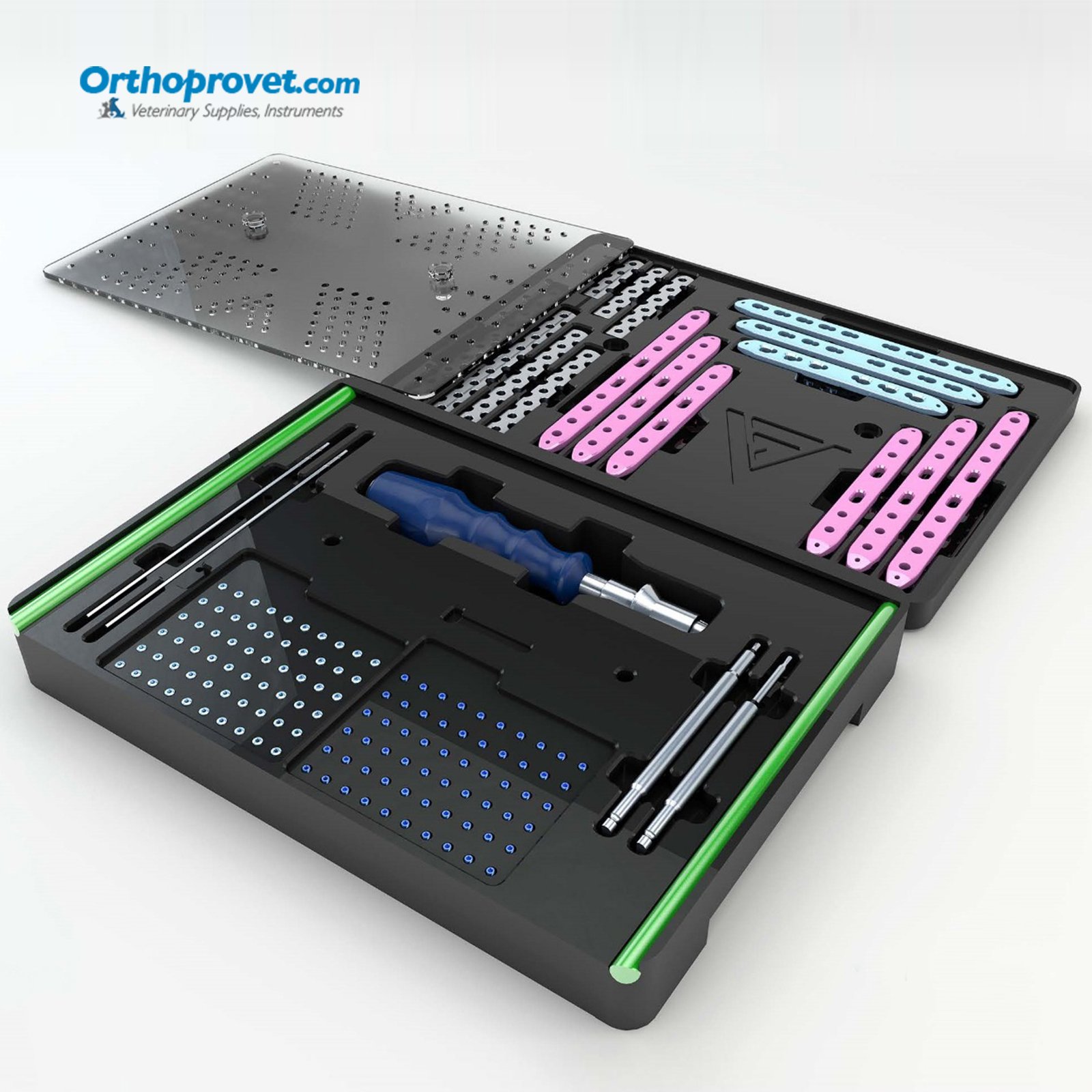 Maxi Implant Kit for Veterinary, Titanium