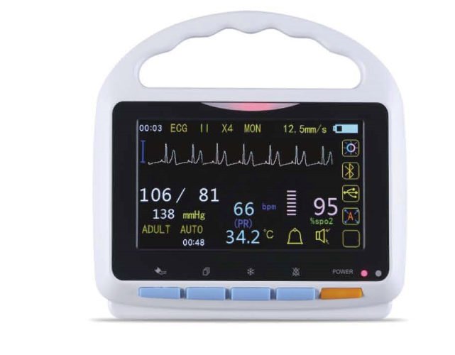 MD905 Veterinary Touch Screen Patient Monitor, 5.0 inch Color TFT Screen