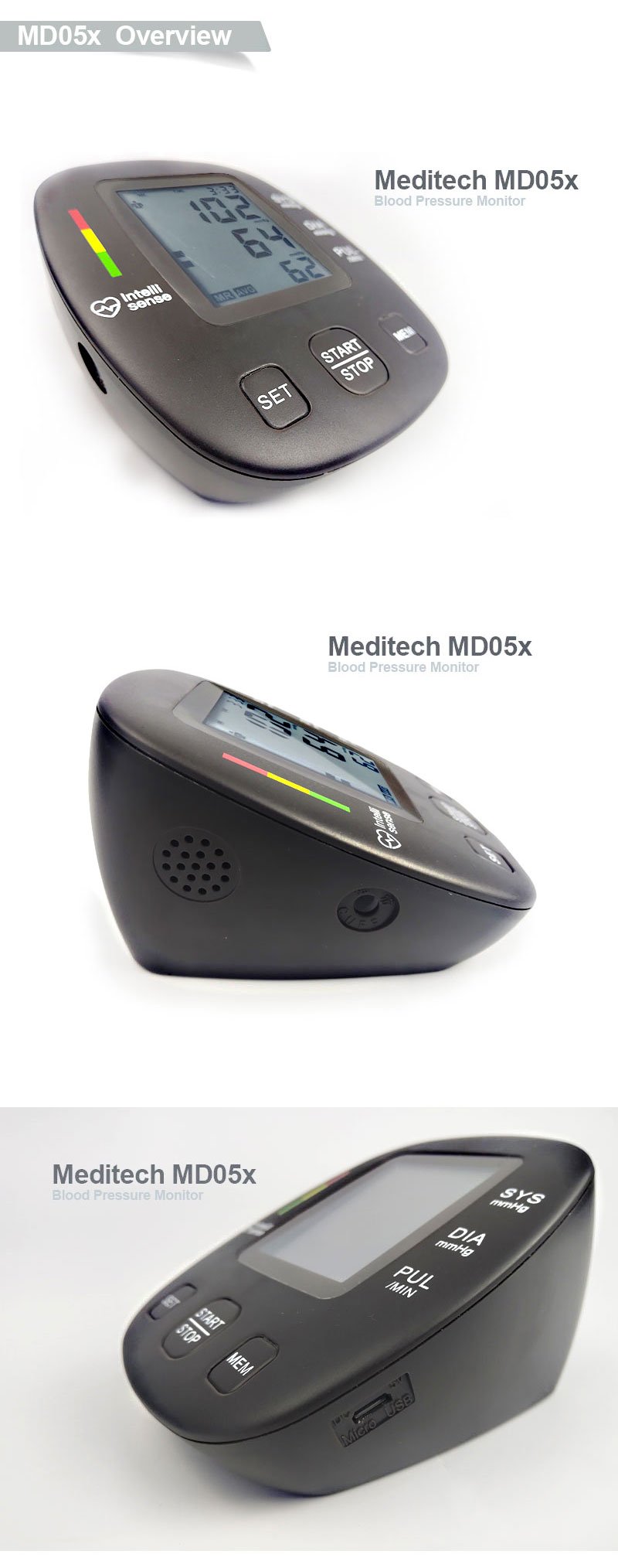 Digital Blood Pressure Monitor for Home Use and Self-Measurements