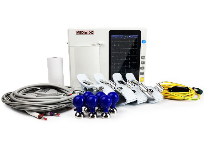 Ecg Machine Advanced ECG Device 3 Channel ECG machine, Slim, Advanced and Light Weight EKG ...