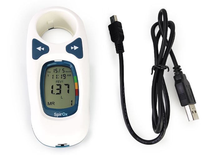 Pocket Spirometer with PC Spirometry Reports, Lung Diagnosis
