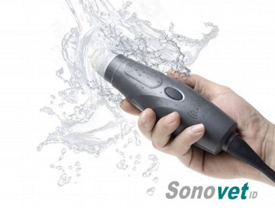 SonovetID Veterinary Ultrasound Scanner with RFID Technology Handheld 6 Inch Color Display