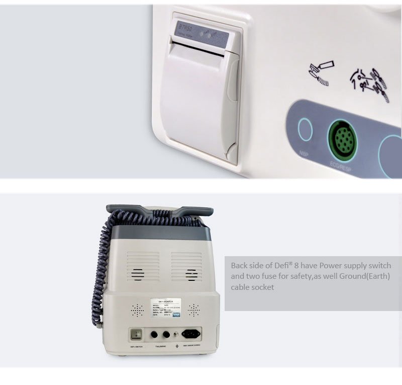 Defibrillator Professional Heart Shock Device with ECG Monitor Defi®8