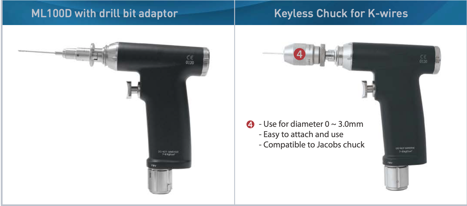 Orthopedic Medical Pneumatic Power Drill System ML100D