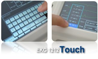 ECG Machine with 8 inch Touch and Color Screen ECG1212T