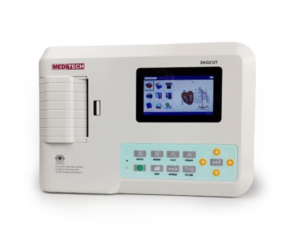 Color&Touch Screen ECG Machine ECG312T