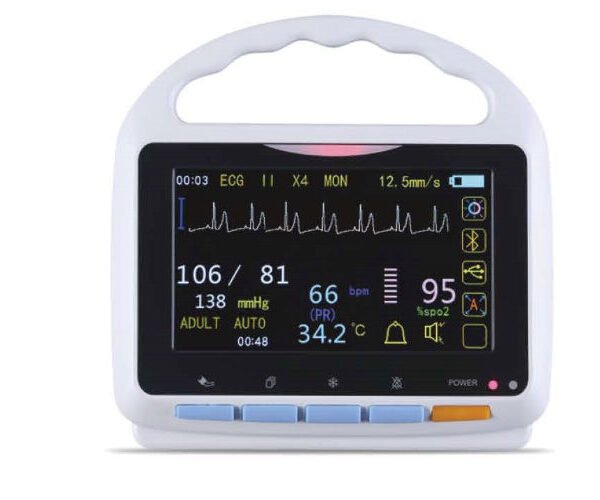 MD905 Veterinary Touch Screen Patient Monitor, 5.0 inch Color TFT Screen